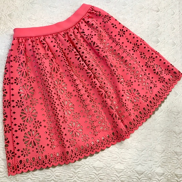 MANOUSH Rayure Fleur Neoprene Skirt NWOT - Picture 6 of 6